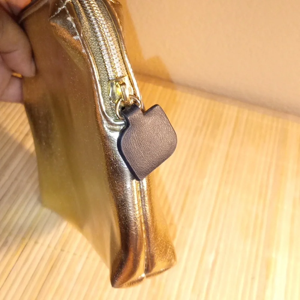 NWOT HAYWARD Metallic Gold Cosmetic Bag/Case/Purse